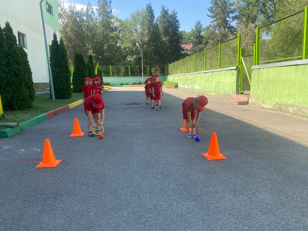 Спорттық мереке: "Біз салауатты өмір салтын сақтаймыз" Мектепалды даярлық "Күншуақ" тобы