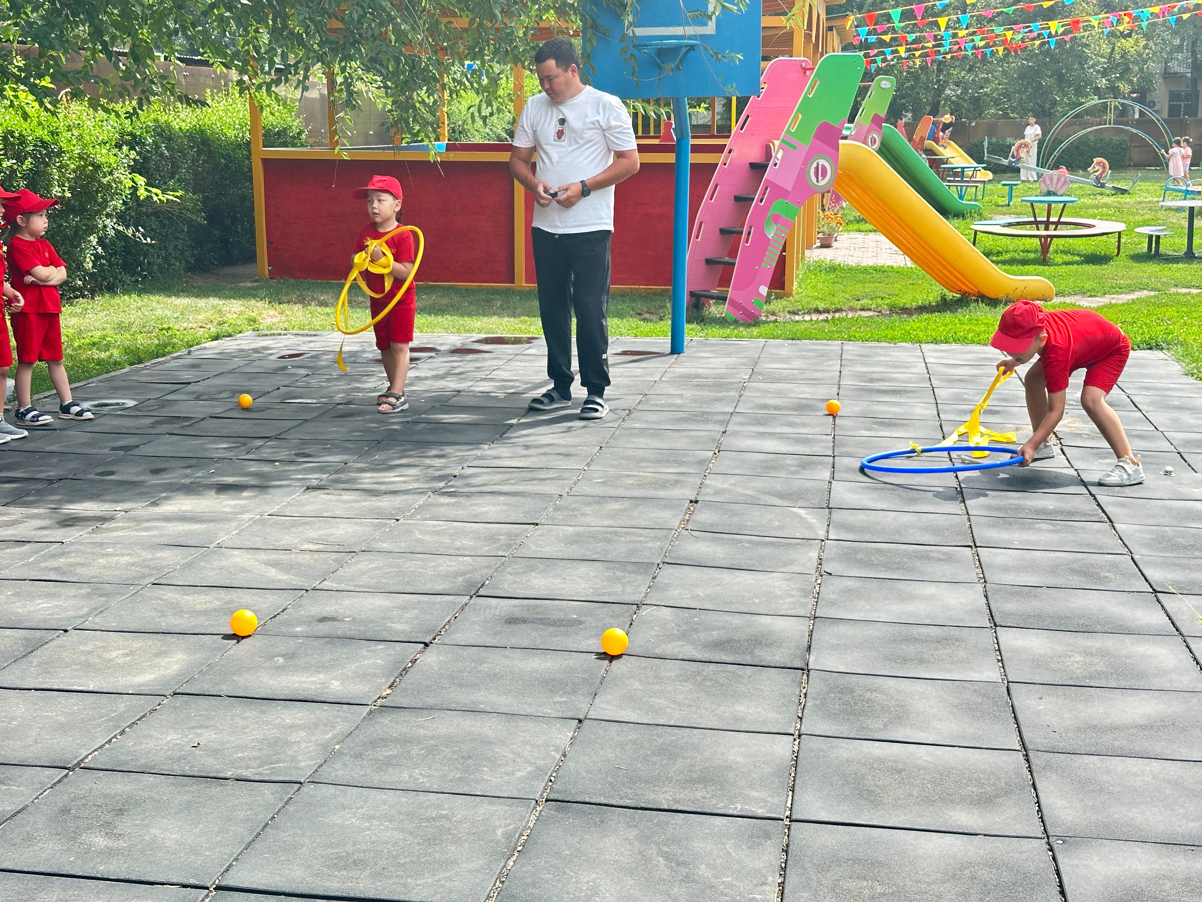 Спорттық ойындар: «Жазғы сайыстар», Мектепалды "Күншуақ" тобы