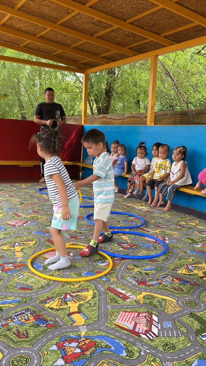 Жазғы сауықтыру шынықтыру, дене шынықтыру еркін әрекеттері, Ортаңғы "Ботақан" тобы