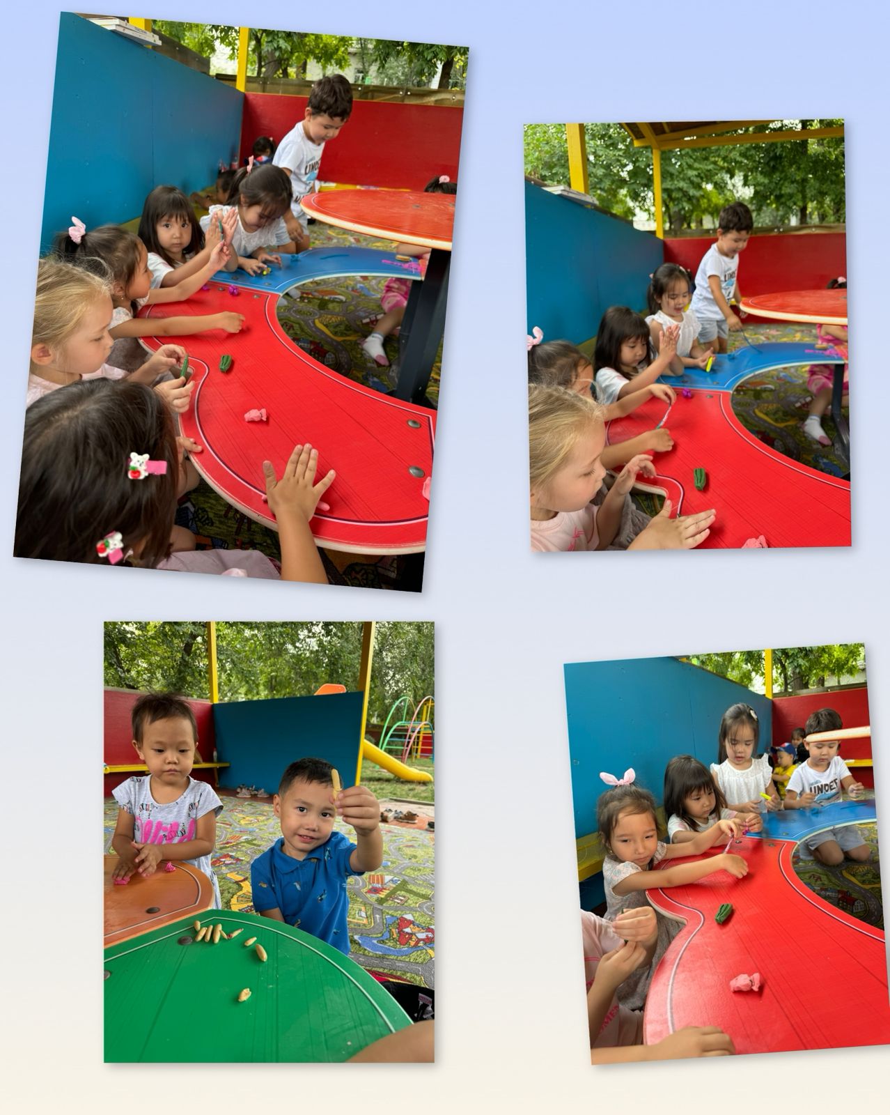 Жазғы сауықтыру шынықтыру кезіндегі шығармашылық еркін әрекеттер, Ересектер "Құлыншақ" тобы