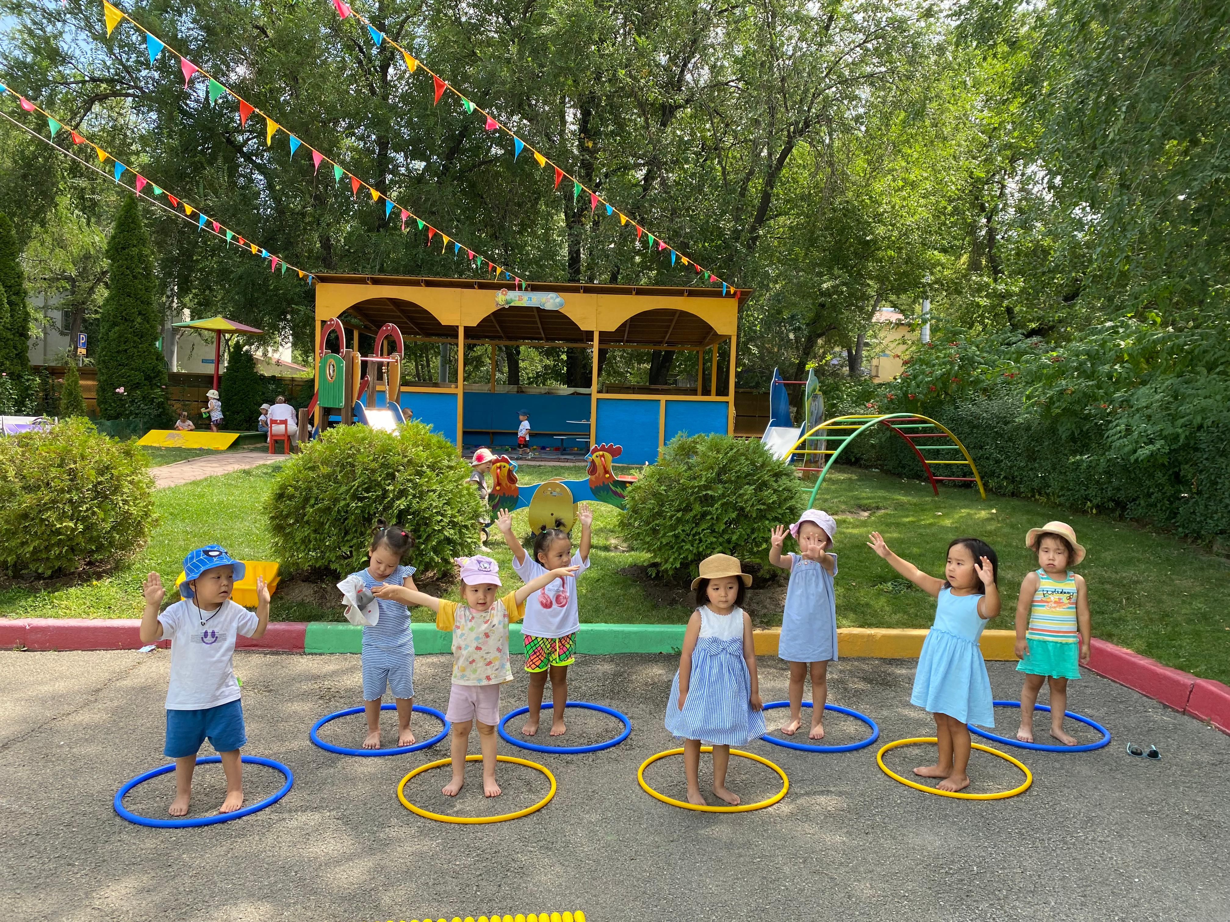 Жазғы сауықтыру кезіндегі шынықтыру шаралары, Ортаңғы "Ботақан" тобы