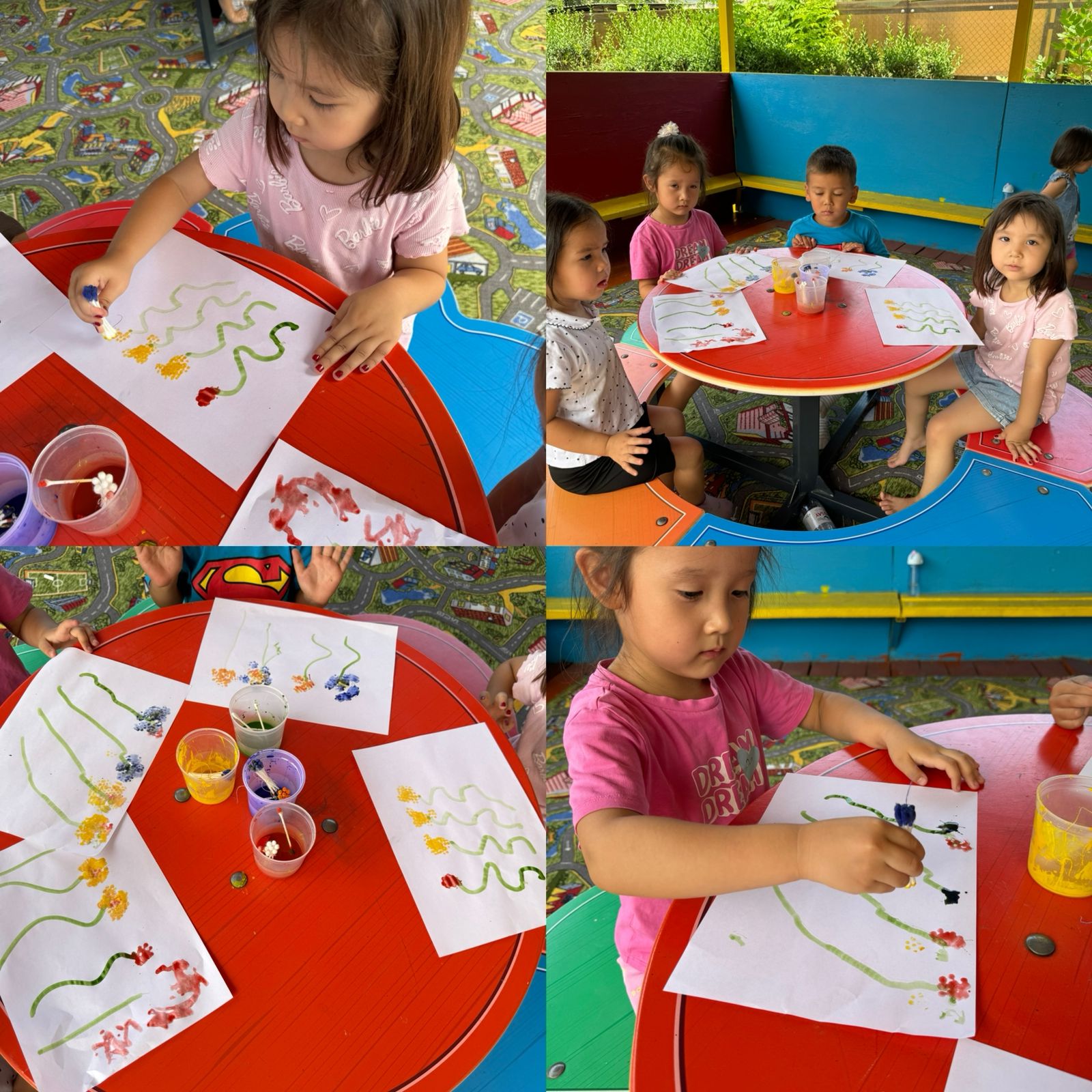 Жазғы сауықтыру кезіндегі шығармашылық еркін әрекеттер, Ересектер "Құлыншақ" тобы