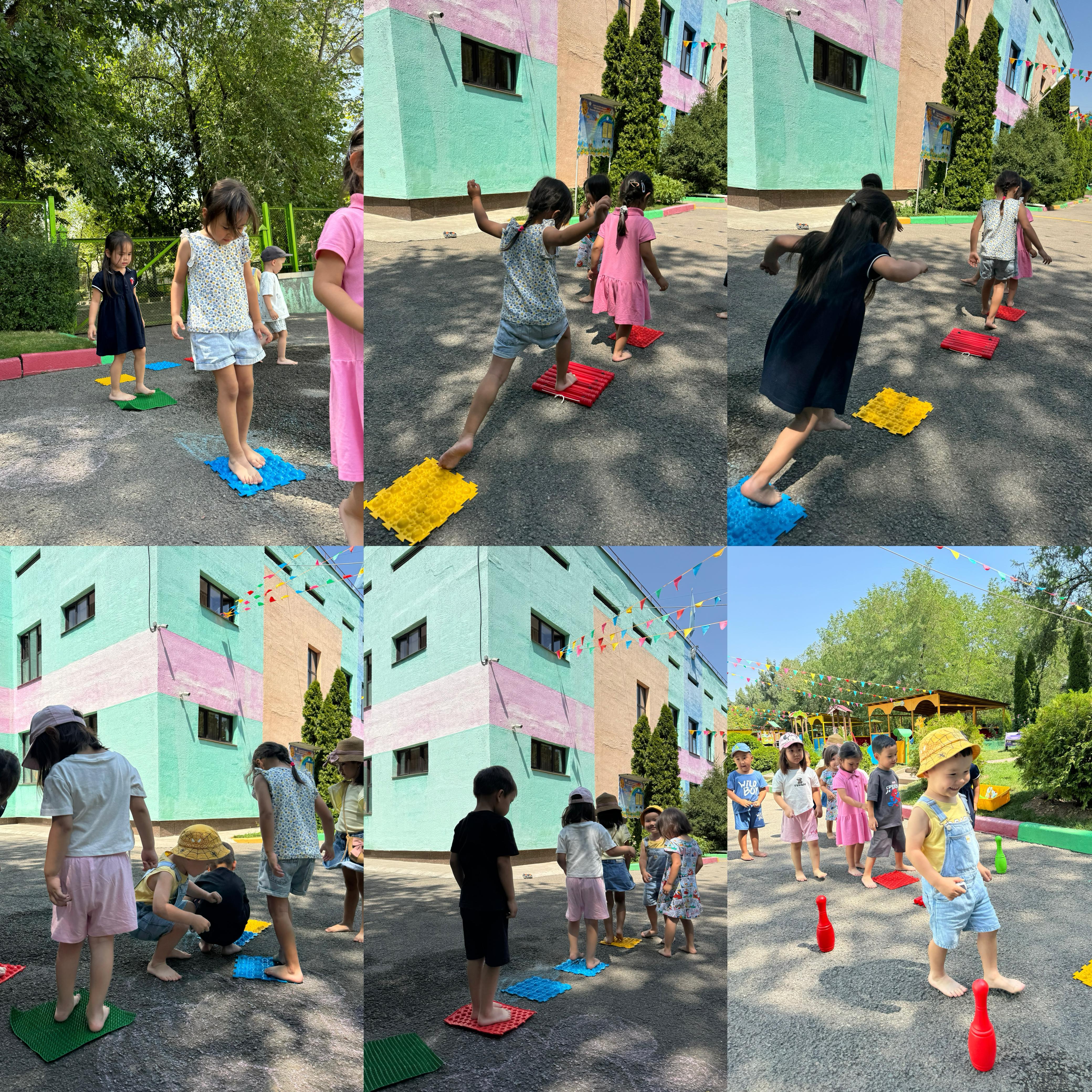 Жазғы сауықтыру кезіндегі шынықтыру шаралары, ыстық асфальтпен жүру, Ересектер "Құлыншақ" тобы