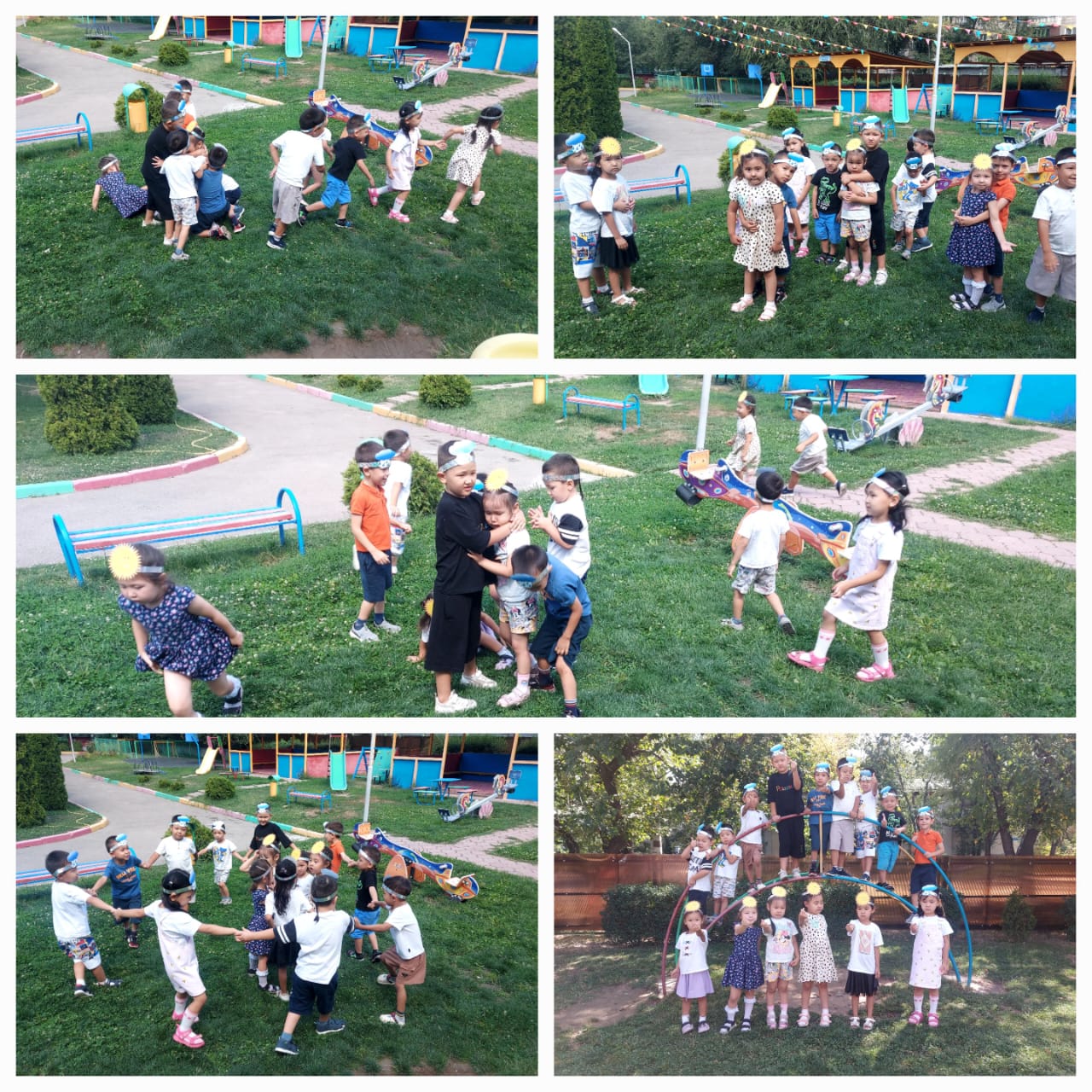 Жазғы сауықтыру кезіндегі қимылды ойындар, Мектепалды "Күншуақ" тобы