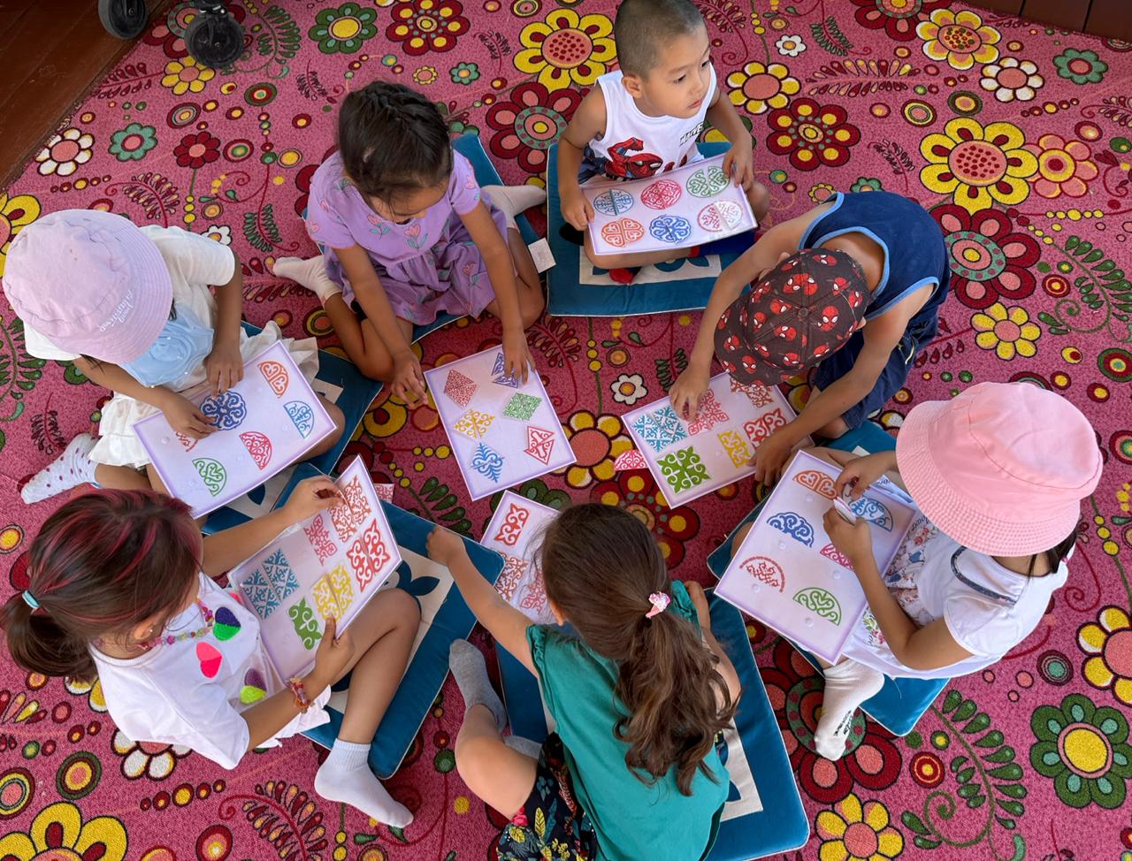 Жазғы сауықтыру кезіндегі құрастыру еркін әрекеттері, Мектепалды "Ақжелкен" тобы