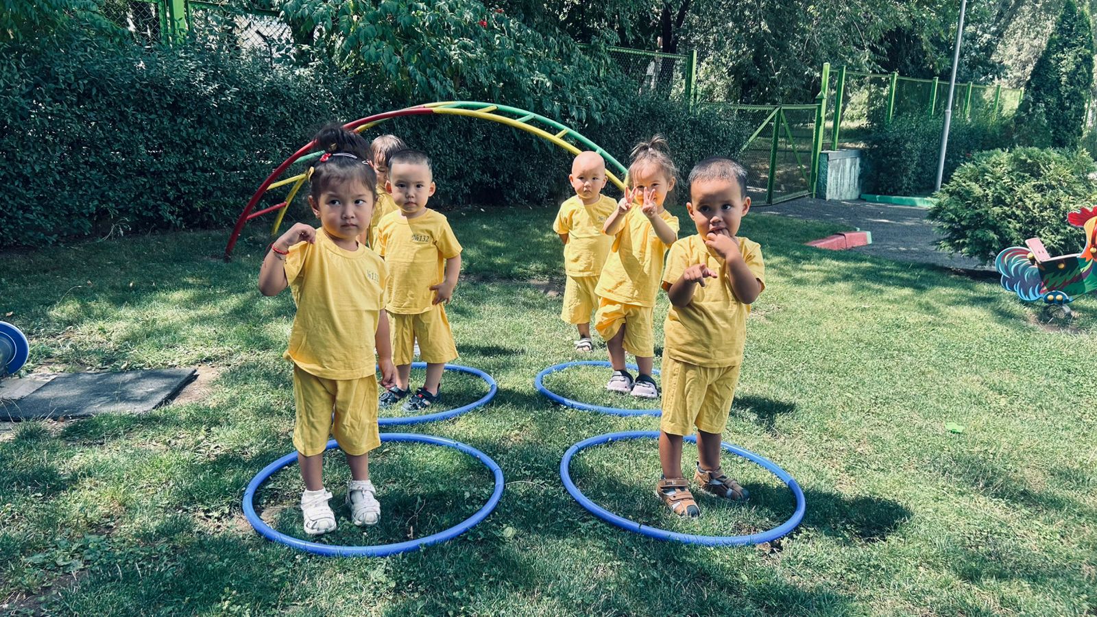 Жазғы сауықтыру кезіндегі спорттық ойындар, Кіші "Балапан" тобы