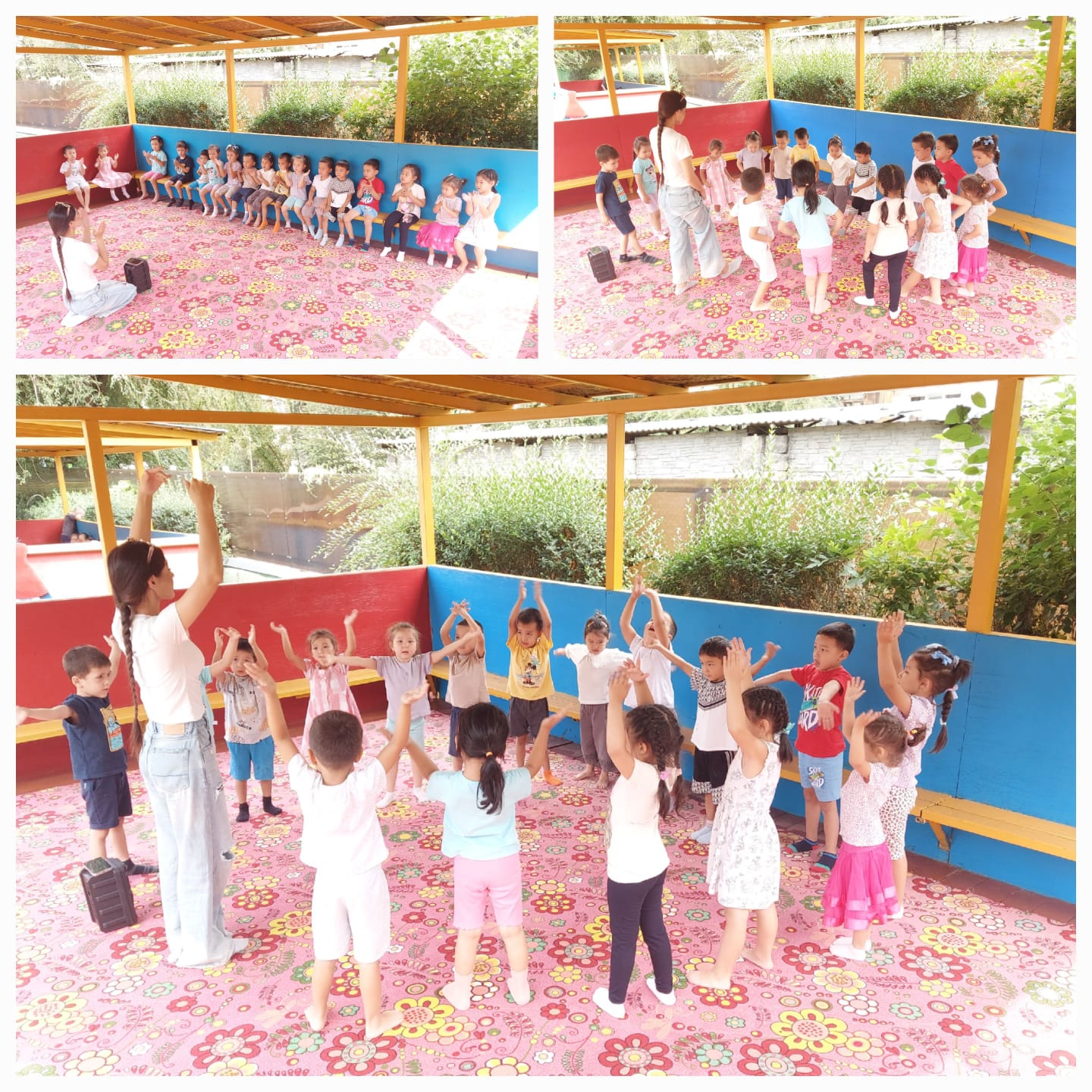 Жазғы сауықтыру кезіндегі музыка еркін әрекеттері, Мектепалды "Күншуақ" тобы