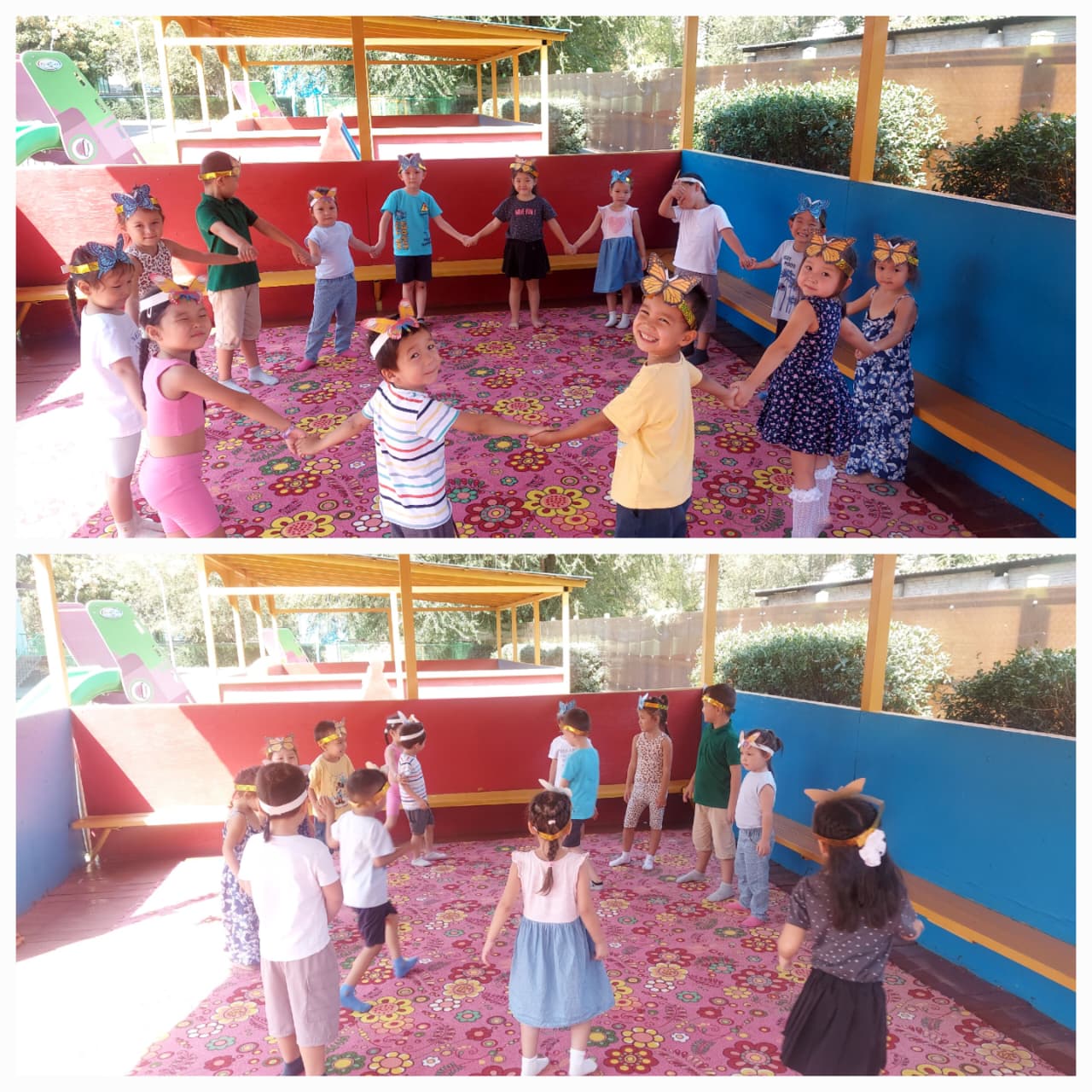 Жазғы-сауықтыру кезіндегі қимылды ойындар, Мектепалды "Күншуақ" тобы