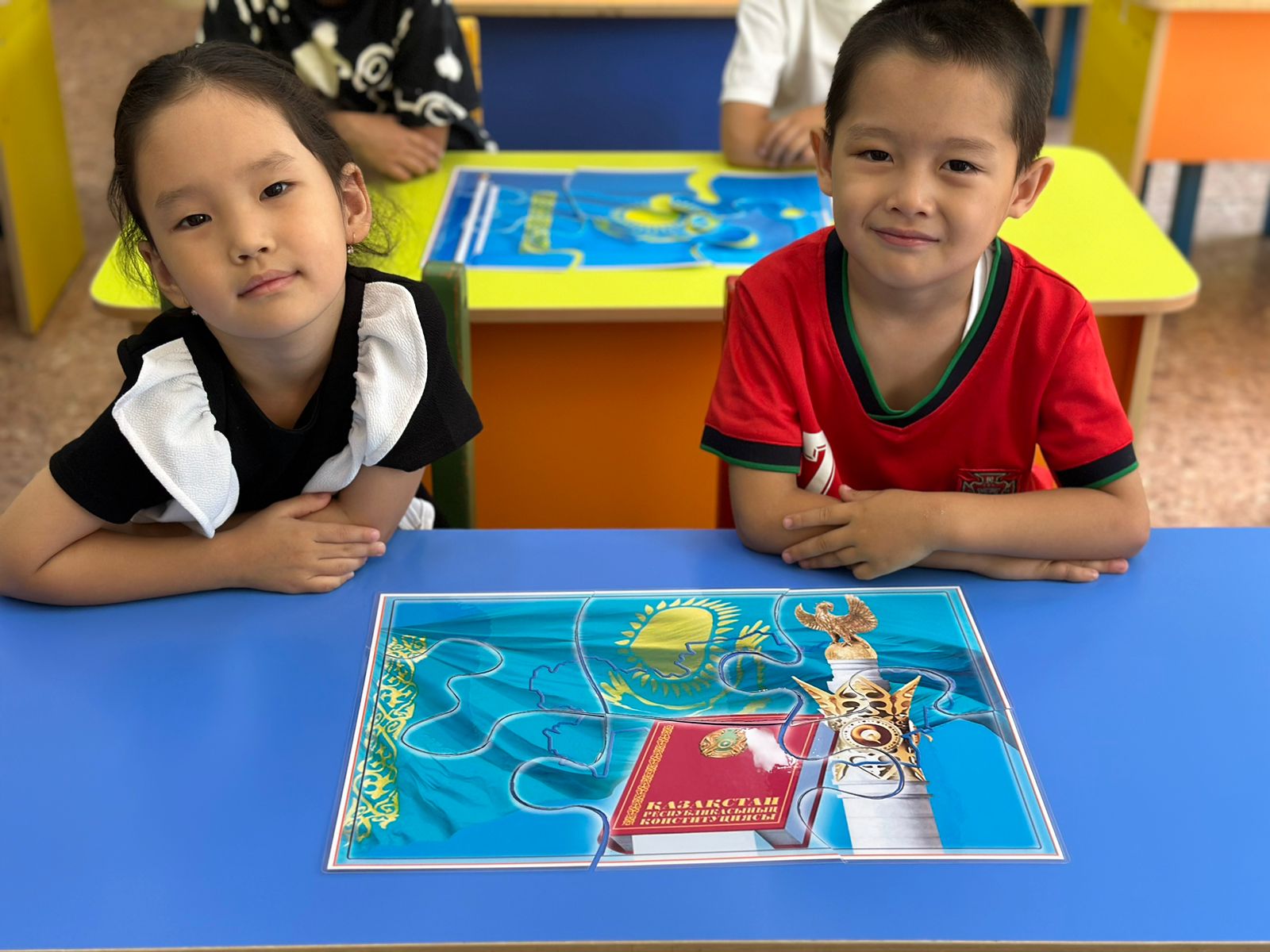 "Ата Заңым-айбарлы" тақырыбында ұйымдастырылған іс-әрекет, Мектепалды "Ақжелкен" тобы