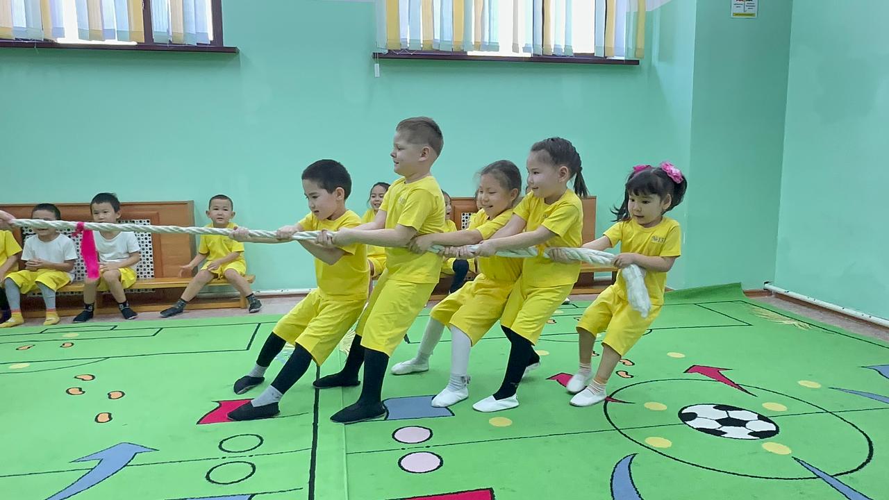 Адал Азамат жоспарына сәйкес ұймдастырылған «Ұлттық ойын - ұлт қазынасы» тақырыбында ұйымдастырылған дене тәрбиесі іс әрекеті