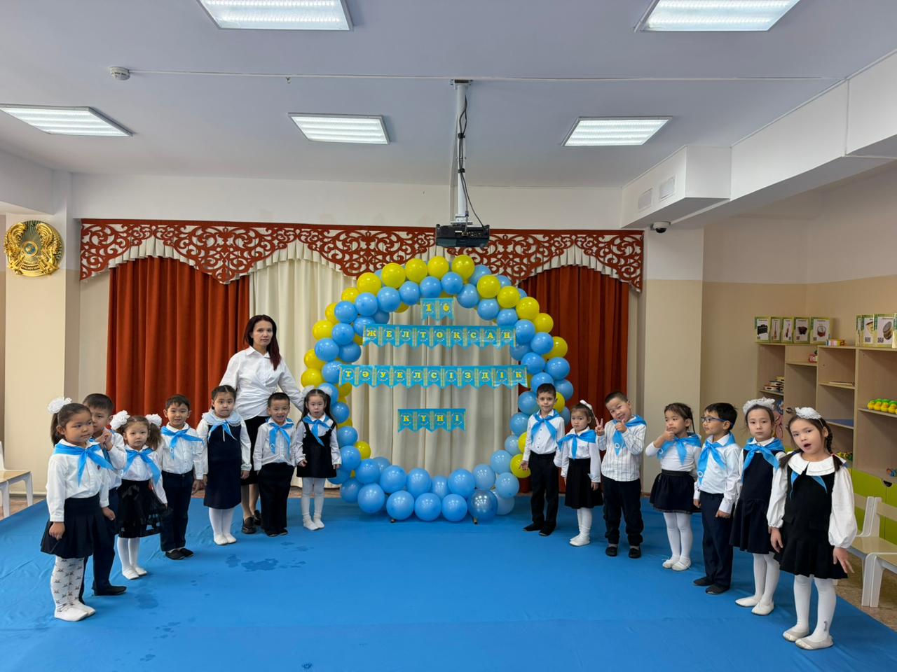 Тақырыптық ұйымдастырылған іс-әрекет: «Елімнің еркіндігі -Тәуелсіздік!»  Мектепалды «Күншуақ» тобы