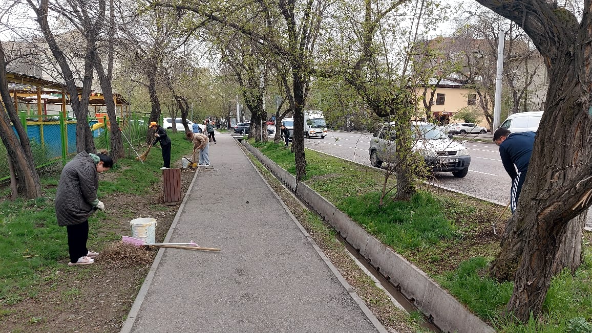 " «Жасыл балабақша» экологиялық  жобасы аясында  «Жасыл Планета – өзімізден басталады.  Тазалықты бірге сақтайық» "