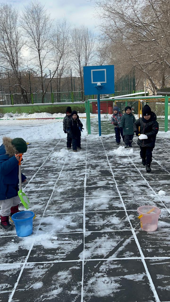 Дене шынықтыру сауық-кеші:  «Зырлайды шанамыз».Мектепалды «Ақжелкен» тобы